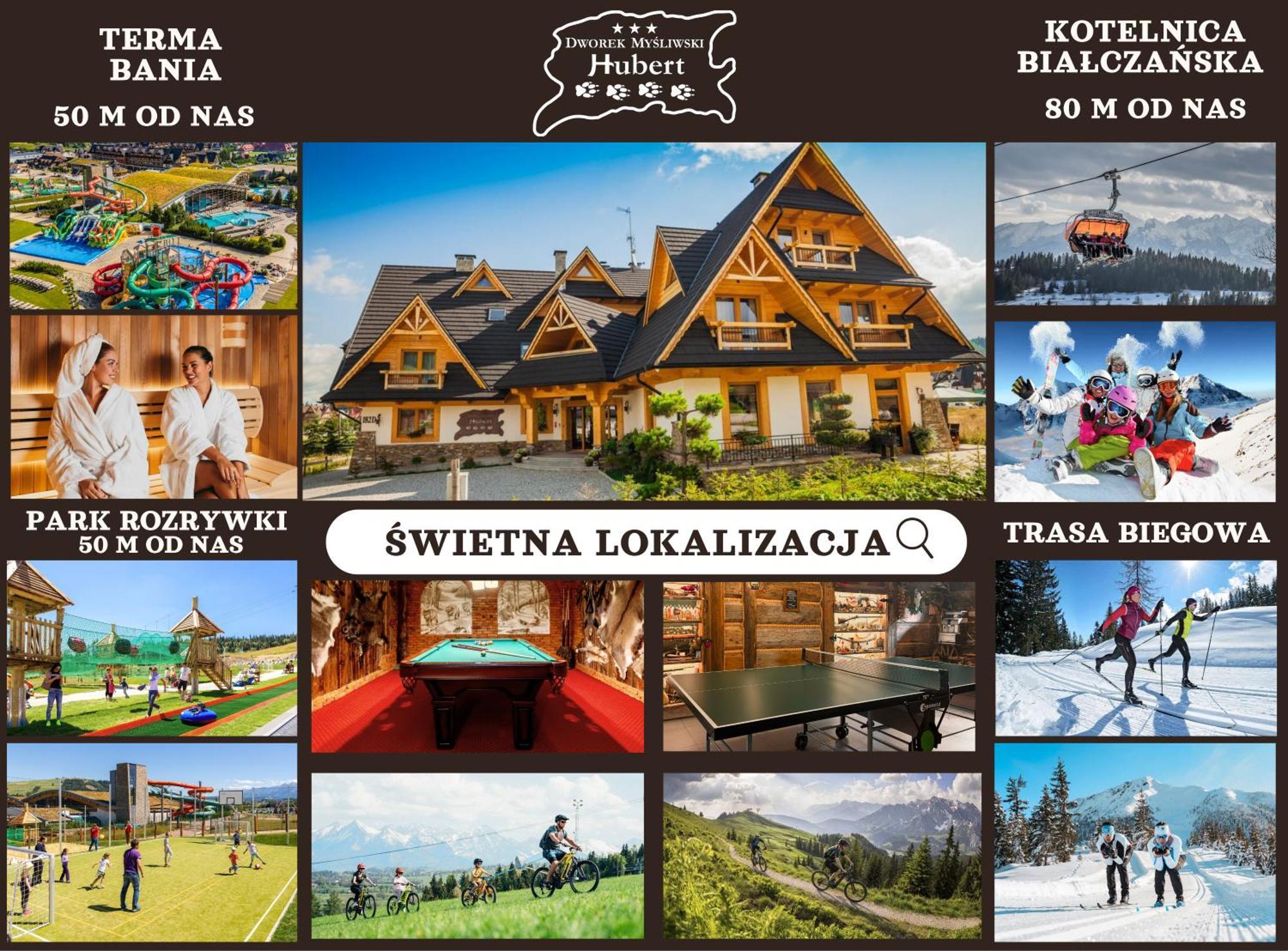 Dworek Mysliwski Hubert-Swietna Lokalizacja 50M Od Term Bania Бялка Татранска Екстериор снимка